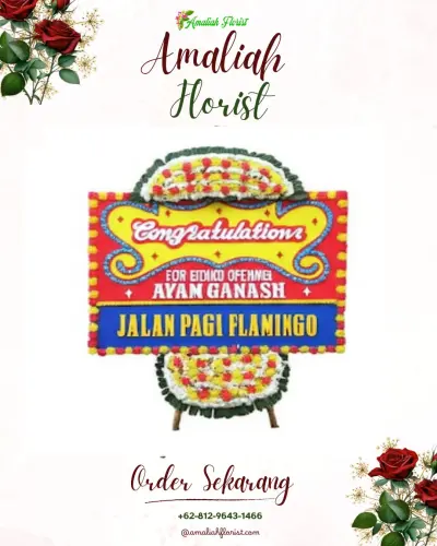 Bunga Papan Congratulation di Gedok Wetan